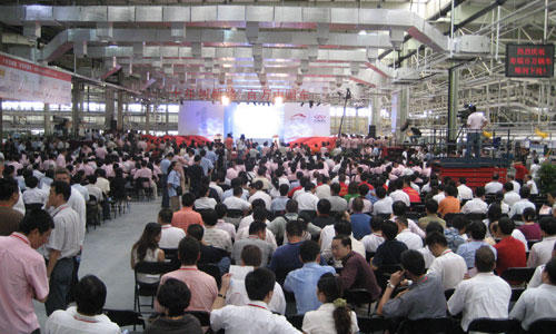 奇瑞汽車100萬輛下線慶典活動：十年創新路百萬中國車