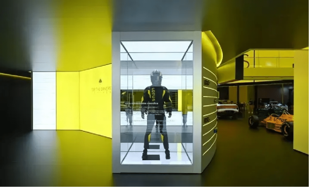 上海車展路特斯展臺活動現場